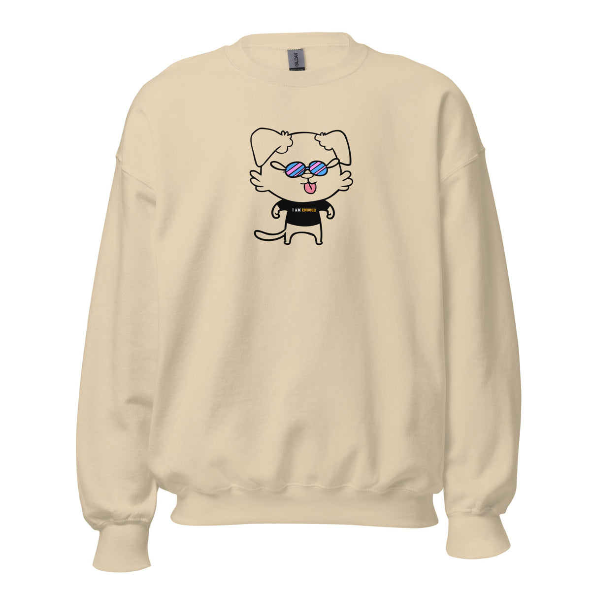 NOT THE LITTLE GUY Collection Mascot Sweatshirt from I Am Enough Collection | I Am Enough Collection