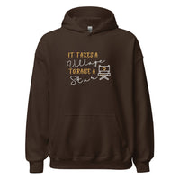 IT TAKES A VILLAGE TO RAISE A STAR Actor Entertainment Hoodie for Men | I Am Enough Collection
