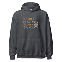 IT TAKES A VILLAGE TO RAISE A STAR Actor Entertainment Hoodie for Men | I Am Enough Collection