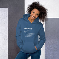 PEACEFUL Women’s Mental Health Hoodie - Cozy, Soft & Inspirational