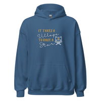 IT TAKES A VILLAGE TO RAISE A STAR Actor Entertainment Hoodie for Men | I Am Enough Collection