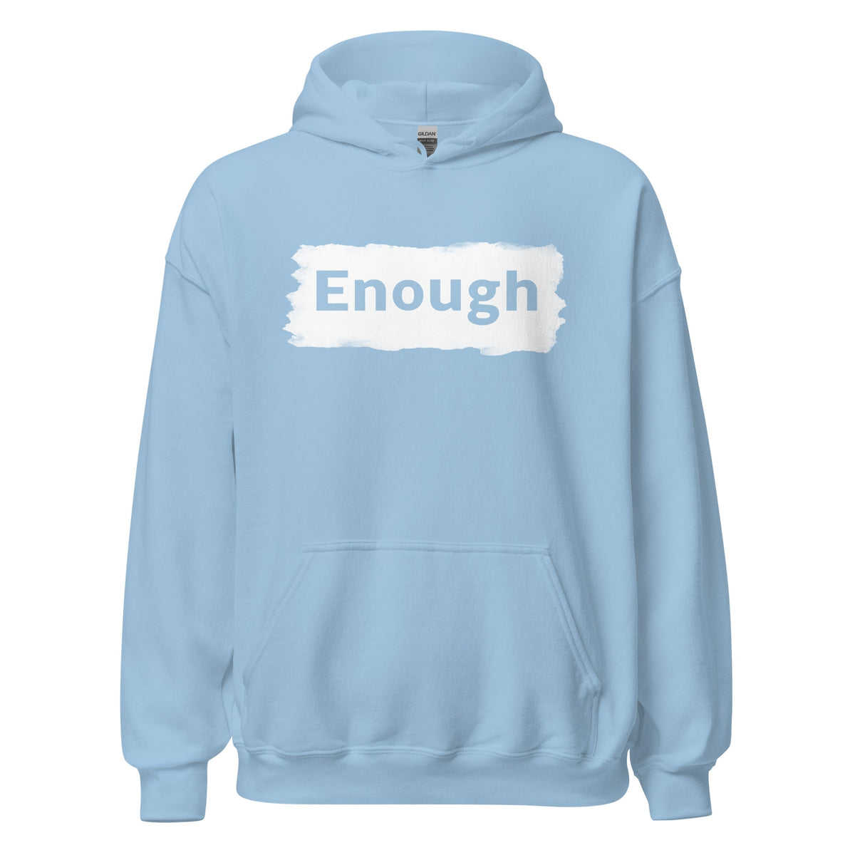 EDGY ENOUGH Positive Inspired Mental Health Self-Love Hoodie for Women | I Am Enough Collection