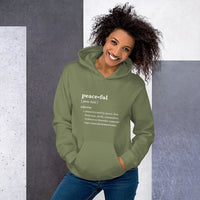 PEACEFUL Women’s Mental Health Hoodie - Cozy, Soft & Inspirational