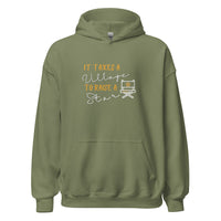 IT TAKES A VILLAGE TO RAISE A STAR Actor Entertainment Hoodie for Men | I Am Enough Collection