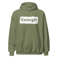 EDGY ENOUGH Positive Inspired Mental Health Self-Love Hoodie for Women | I Am Enough Collection