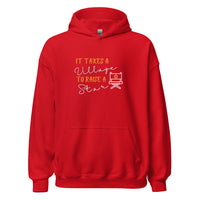 IT TAKES A VILLAGE TO RAISE A STAR Actor Entertainment Hoodie for Men | I Am Enough Collection