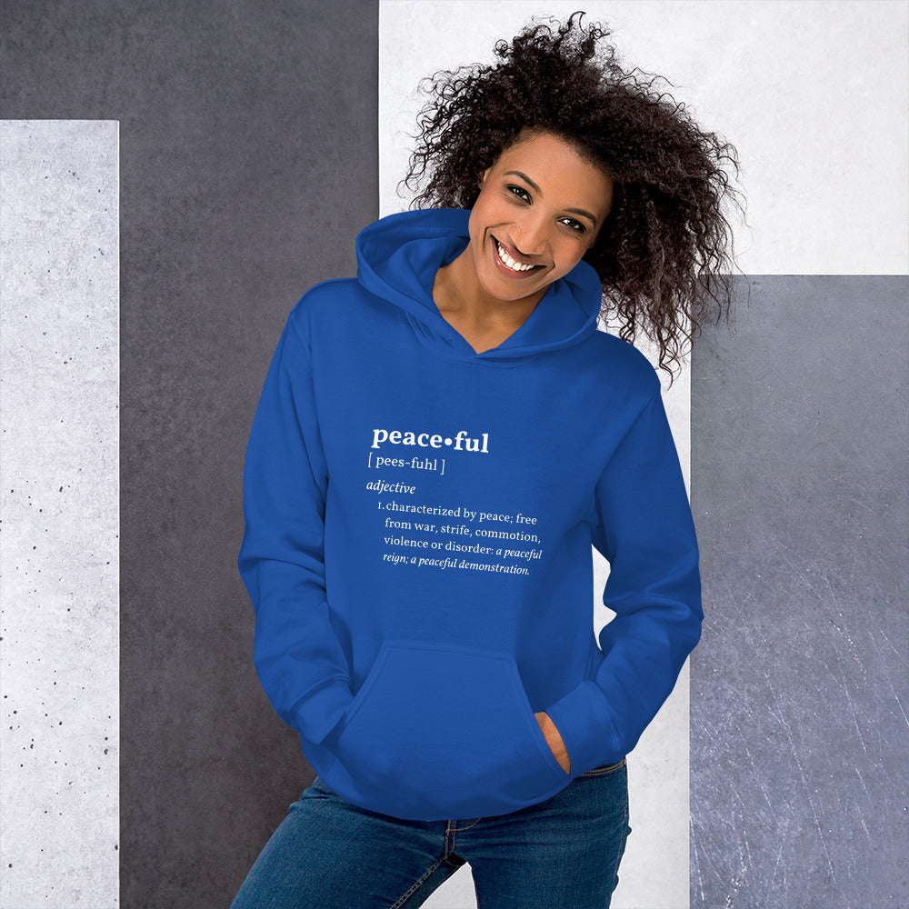 PEACEFUL Women’s Mental Health Hoodie - Cozy, Soft & Inspirational