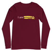I AM ENOUGH ORIGINAL Long Sleeve Inspirational Message Tee | I Am Enough Collection