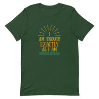 I AM ENOUGH VINTAGE Graphic Suicide Prevention T-Shirt for Women