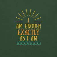I AM ENOUGH VINTAGE Graphic Suicide Prevention T-Shirt for Women