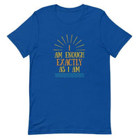 I AM ENOUGH VINTAGE Graphic Suicide Prevention T-Shirt for Women