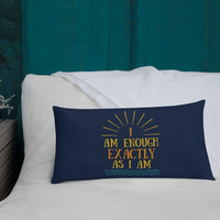 I AM ENOUGH VINTAGE AFFIRMATION PILLOW | I Am Enough Collection