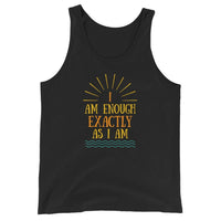 I AM ENOUGH VINTAGE - Inspirational Positivity Tank for Men | I Am Enough Collection