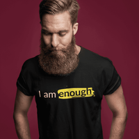 I AM ENOUGH ORIGINAL - Inspirational Affirmation T-Shirt for Men | I Am Enough Collection