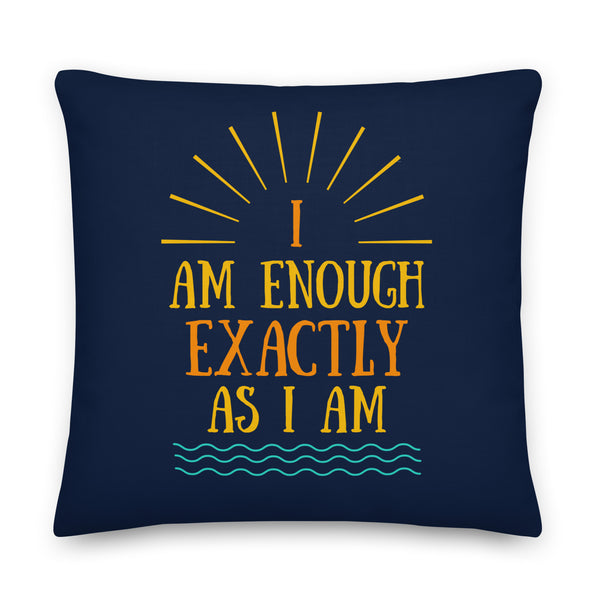 I AM ENOUGH VINTAGE AFFIRMATION PILLOW | I Am Enough Collection