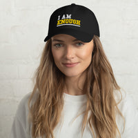 I AM ENOUGH STRONG Embroidered  Inspirational Message Baseball Cap | I Am Enough Collection