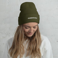 #IAMENOUGH Embroidered Self-Love Positivity Cuffed Beanie | I Am Enough Collection