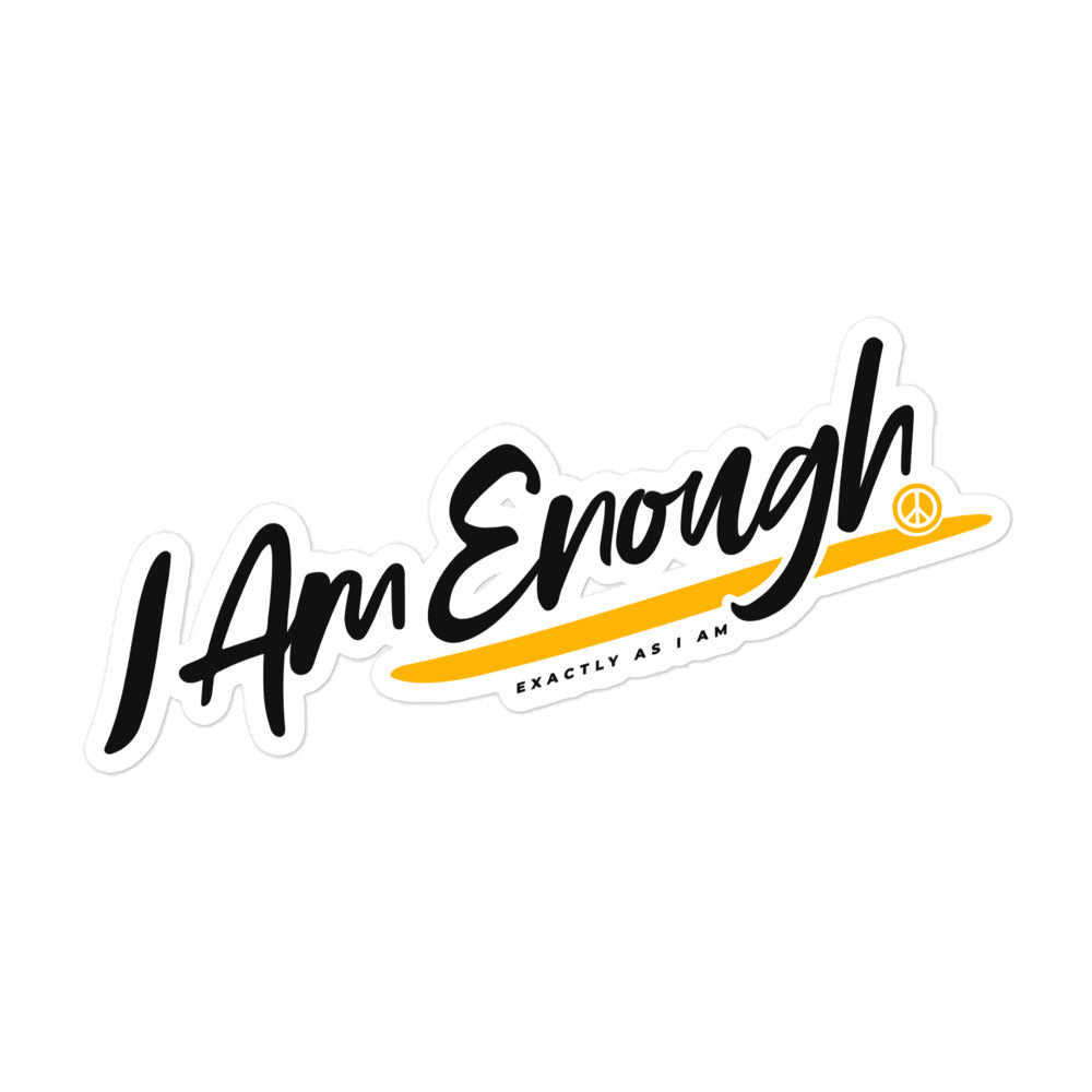 I AM ENOUGH Motivate Positive Mental Health Inspirational Stickers | I Am Enough Collection