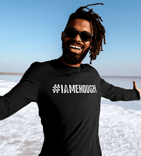 #iamenough Long Sleeve 100% cotton inspirational t-shirt - 7