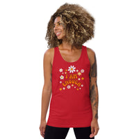 I AM ENOUGH Flower Power Inspirational Affirmation Tank Top for Women | I Am Enough Collection