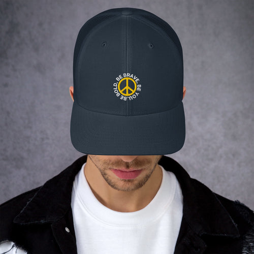 inspirational custom embroidered trucker hat - 24