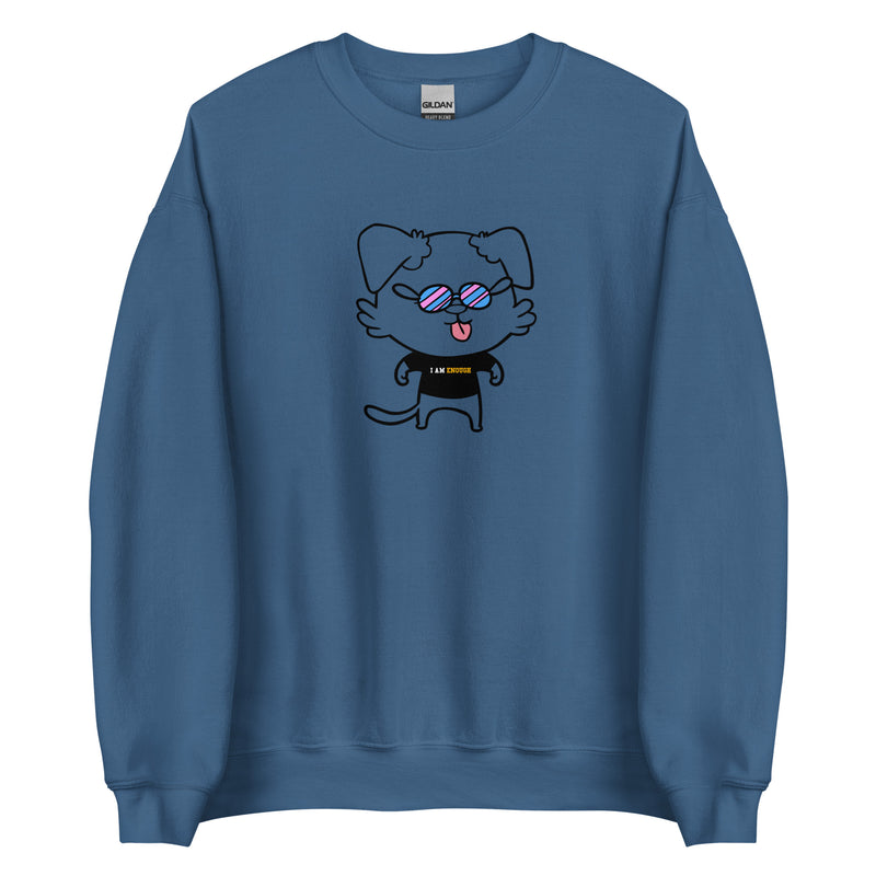 NOT THE LITTLE GUY Collection Mascot Sweatshirt from I Am Enough Collection | I Am Enough Collection