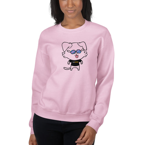NOT THE LITTLE GUY Mascot Empower Sweatshirt for Women by I Am Enough | I Am Enough Collection