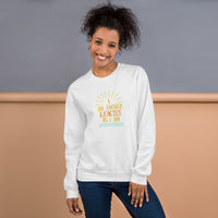 I AM ENOUGH EXACTLY AS I AM Vintage Inspirational Sweatshirt for Women | I Am Enough Collection