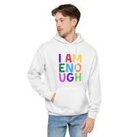 I AM ENOUGH COLOR BLOCK Inspirational Mental Health Hoodie for Men | I Am Enough Collection