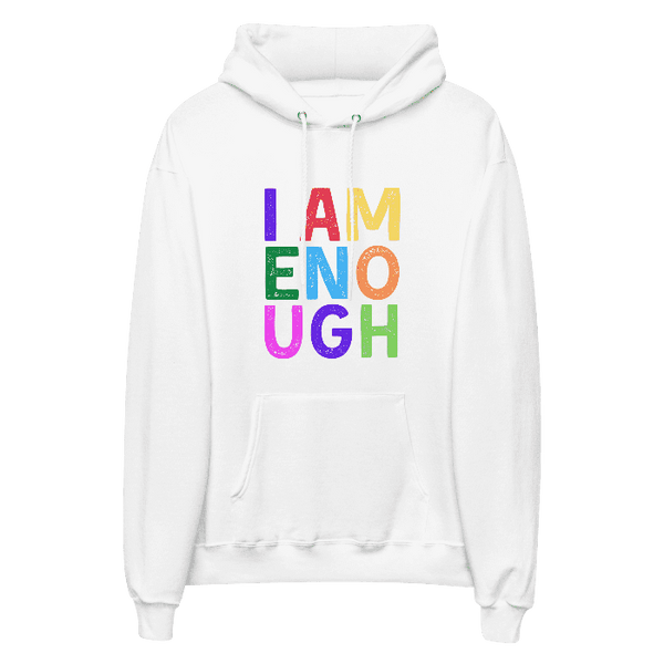 I AM ENOUGH COLOR BLOCK - Inspirational Hoodie for Women | I Am Enough Collection