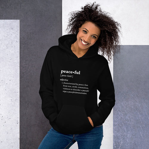 PEACEFUL Women’s Mental Health Hoodie - Cozy, Soft & Inspirational