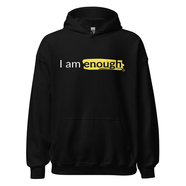 I AM ENOUGH ORIGINAL Inspirational Mental Health Hoodie for Men | I Am Enough Collection