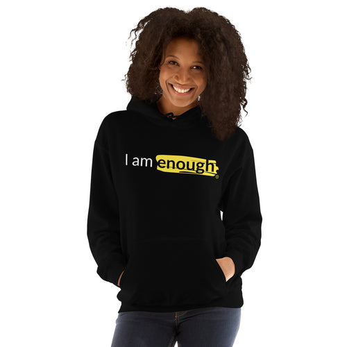 I AM ENOUGH Original Inspirational Hoodie for Women – Mental Health
