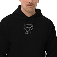 NOT THE LITTLE GUY Collection Mascot Embroidered Unisex Hoodie | I Am Enough Collection