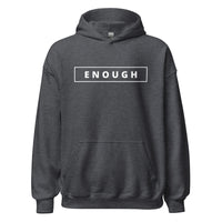 ENOUGH Motivational Affirmation Custom Cotton Power Hoodie for Men | I Am Enough Collection