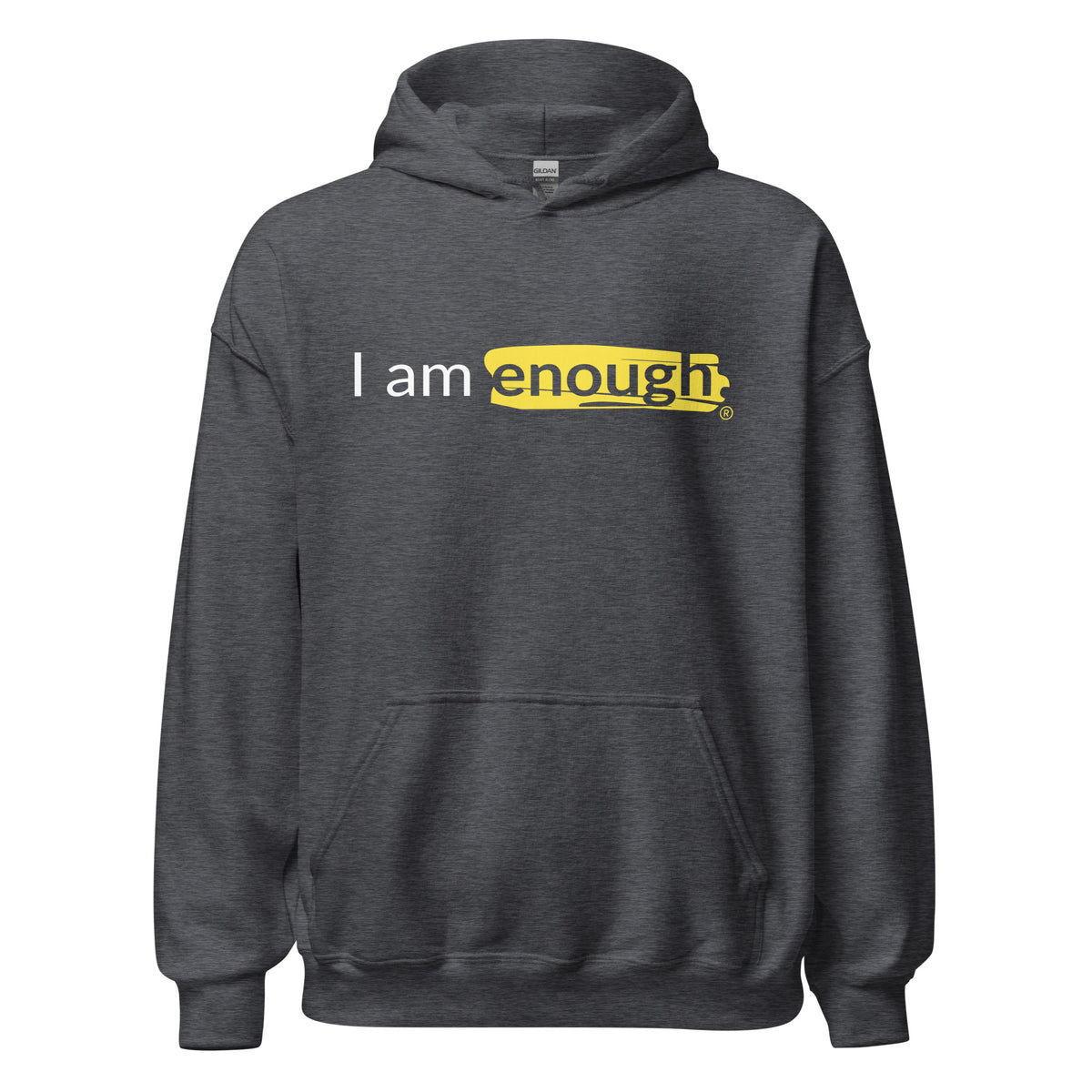 I AM ENOUGH ORIGINAL Inspirational Mental Health Hoodie for Men | I Am Enough Collection