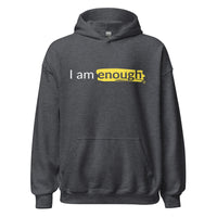 I AM ENOUGH ORIGINAL Inspirational Mental Health Hoodie for Men | I Am Enough Collection