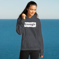 EDGY ENOUGH Positive Message Mental Health Self-Love Hoodie for Women | I Am Enough Collection