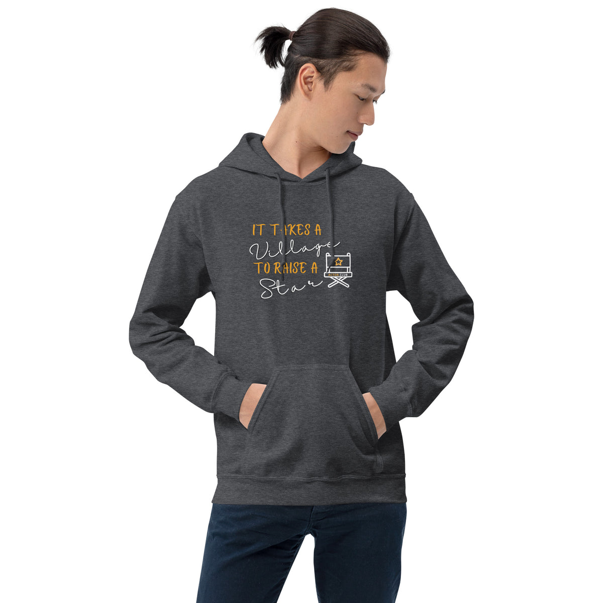 IT TAKES A VILLAGE TO RAISE A STAR Actor Entertainment Hoodie for Men | I Am Enough Collection