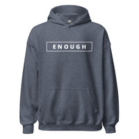 ENOUGH Motivational Affirmation Custom Cotton Power Hoodie for Men | I Am Enough Collection