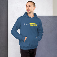 I AM ENOUGH ORIGINAL Inspirational Mental Health Message Hoodie Men | I Am Enough Collection