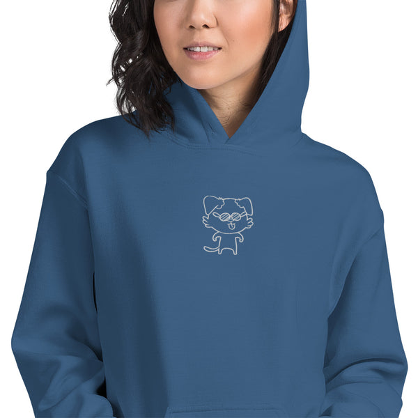 NOT THE LITTLE GUY Collection Mascot Embroidered Unisex Hoodie | I Am Enough Collection