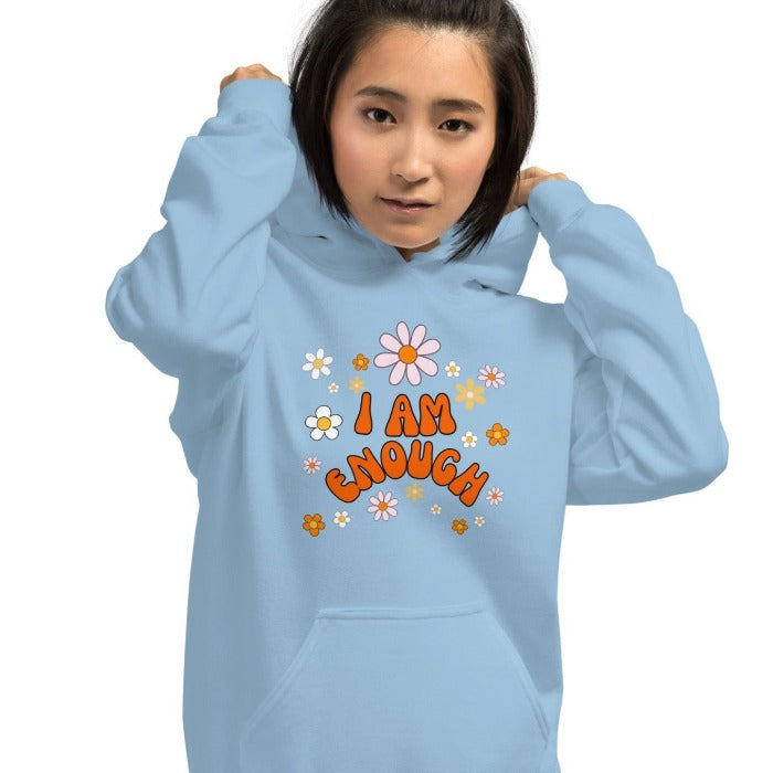 flower power inspirational & motivational hoodie - 13