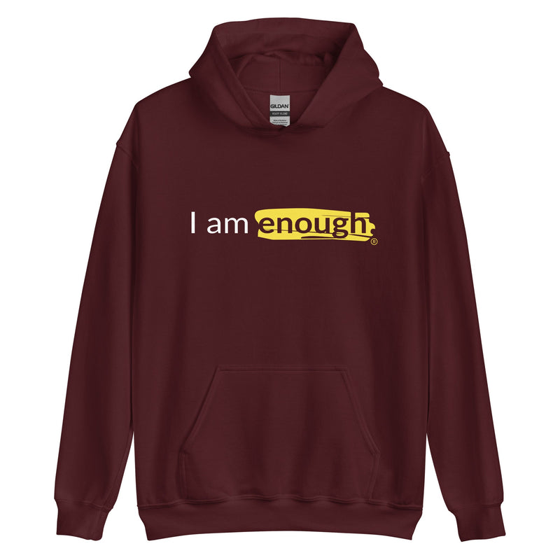 I AM ENOUGH ORIGINAL - Inspirational Hoodie for Men | I Am Enough Collection