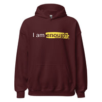 I AM ENOUGH ORIGINAL Inspirational Mental Health Hoodie for Women | I Am Enough Collection