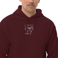 NOT THE LITTLE GUY Collection Mascot Embroidered Unisex Hoodie | I Am Enough Collection