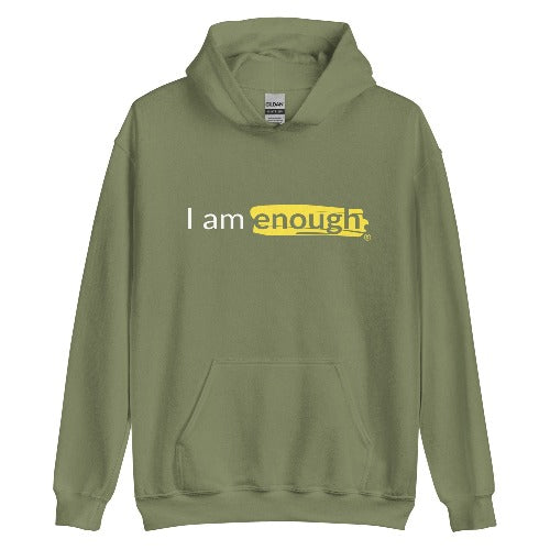 I AM ENOUGH ORIGINAL - Inspirational Hoodie for Men | I Am Enough Collection