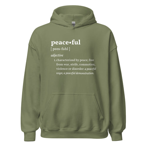 PEACEFUL Women’s Mental Health Hoodie - Cozy, Soft & Inspirational