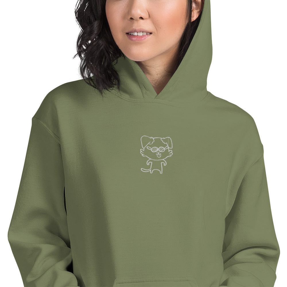 NOT THE LITTLE GUY Collection Mascot Embroidered Unisex Hoodie | I Am Enough Collection