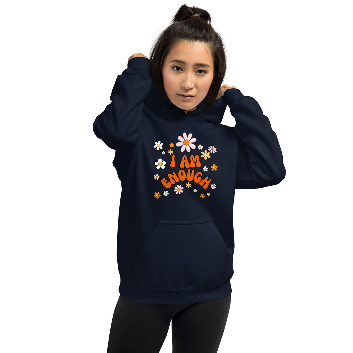 flower power inspirational & motivational hoodie - 1